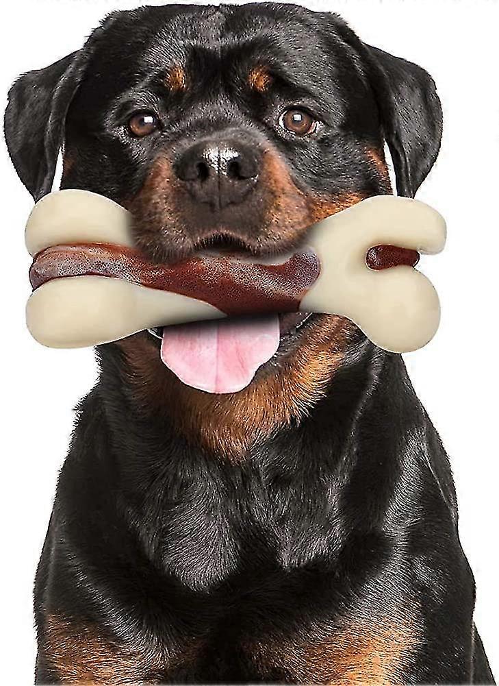 Dog Toy Bones Indestructible Dog Chew Toy For Heilwiy Aggressive Chewers Beef-flavored Gift