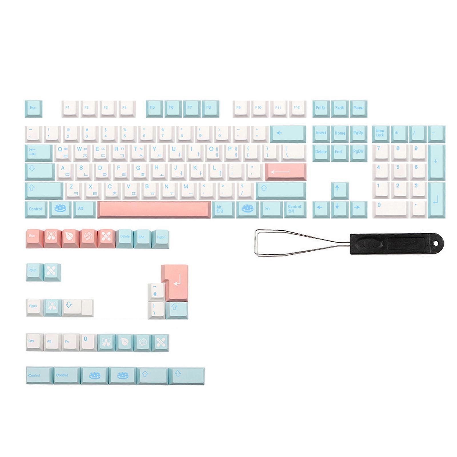 135-Key Cherry Profile Keycaps PBT Sublimation for 61 64 84 87 96 Layout for Key