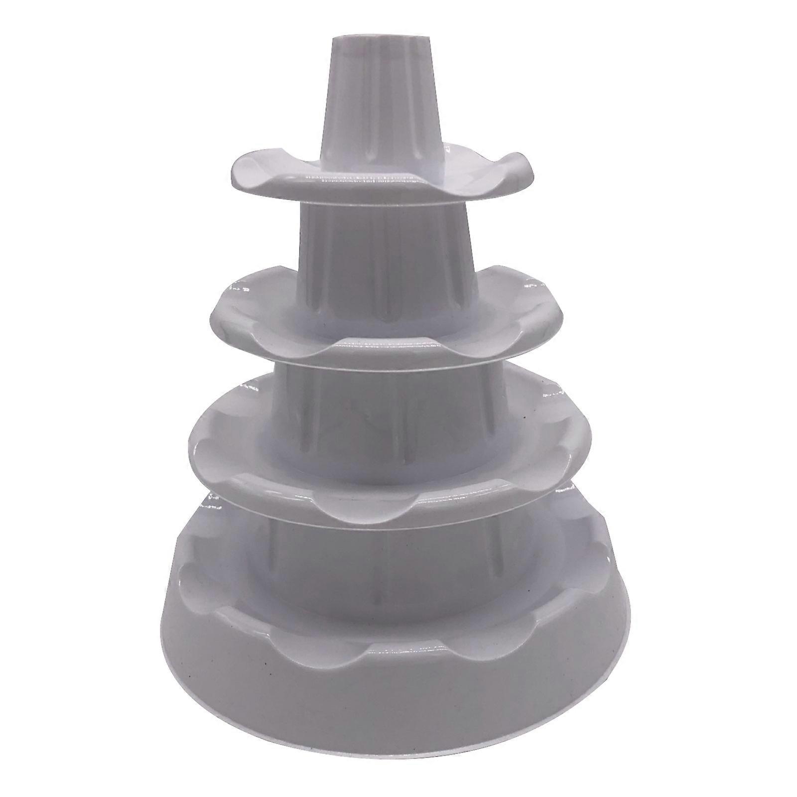 5 Stufen Macaron Tower Kunststoff Cupcake Stand Kuchen Display Rack Bar Party Dekor