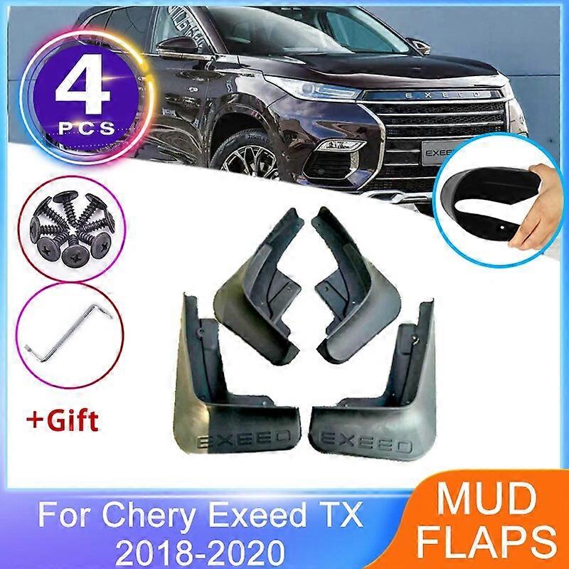 Mudguards For Chery Exeed TX 2018 2019 2020 Front Rear Mud Flap Wheel Protector Cover Upgrade Splash Guards Fender Accessories