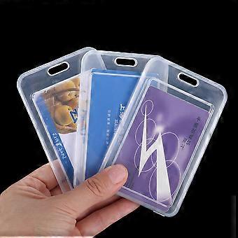 10Pcs Waterproof Transparent Card Cover Rigid Plastic Bus Card Holder Case  Business Credit Cards Bank ID Card Sleeve Protect | Fruugo NO