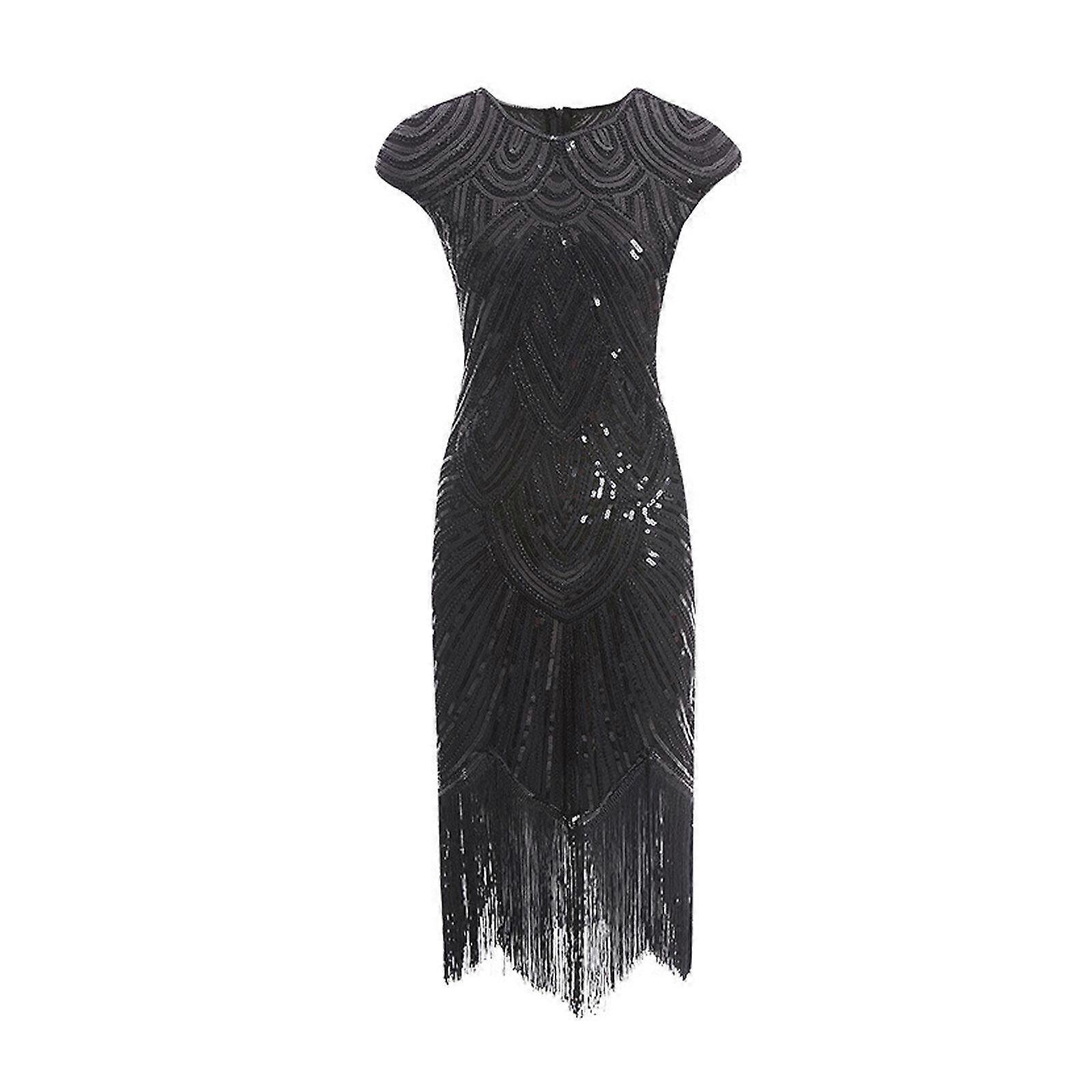 New Upgrade Evelyn Flapper Dress Great Gatsby 1920's Themed