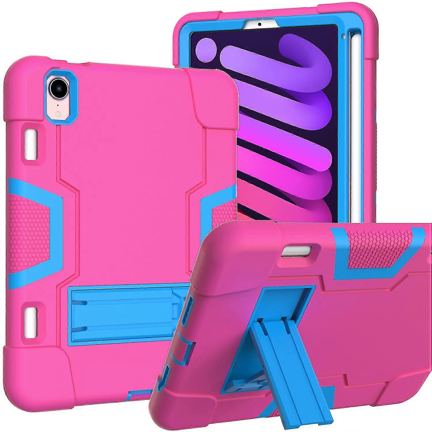 Color Matching Case For Ipad Mini 6 2021 With Adjustable Stand, Full Protection Cover