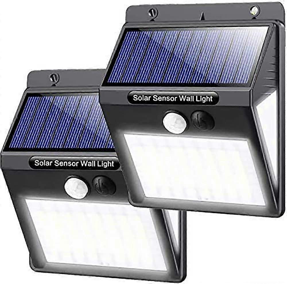 Wireless Super Bright Solar Lights - 2 Pack Motion Sensor Lights for Garden Yard