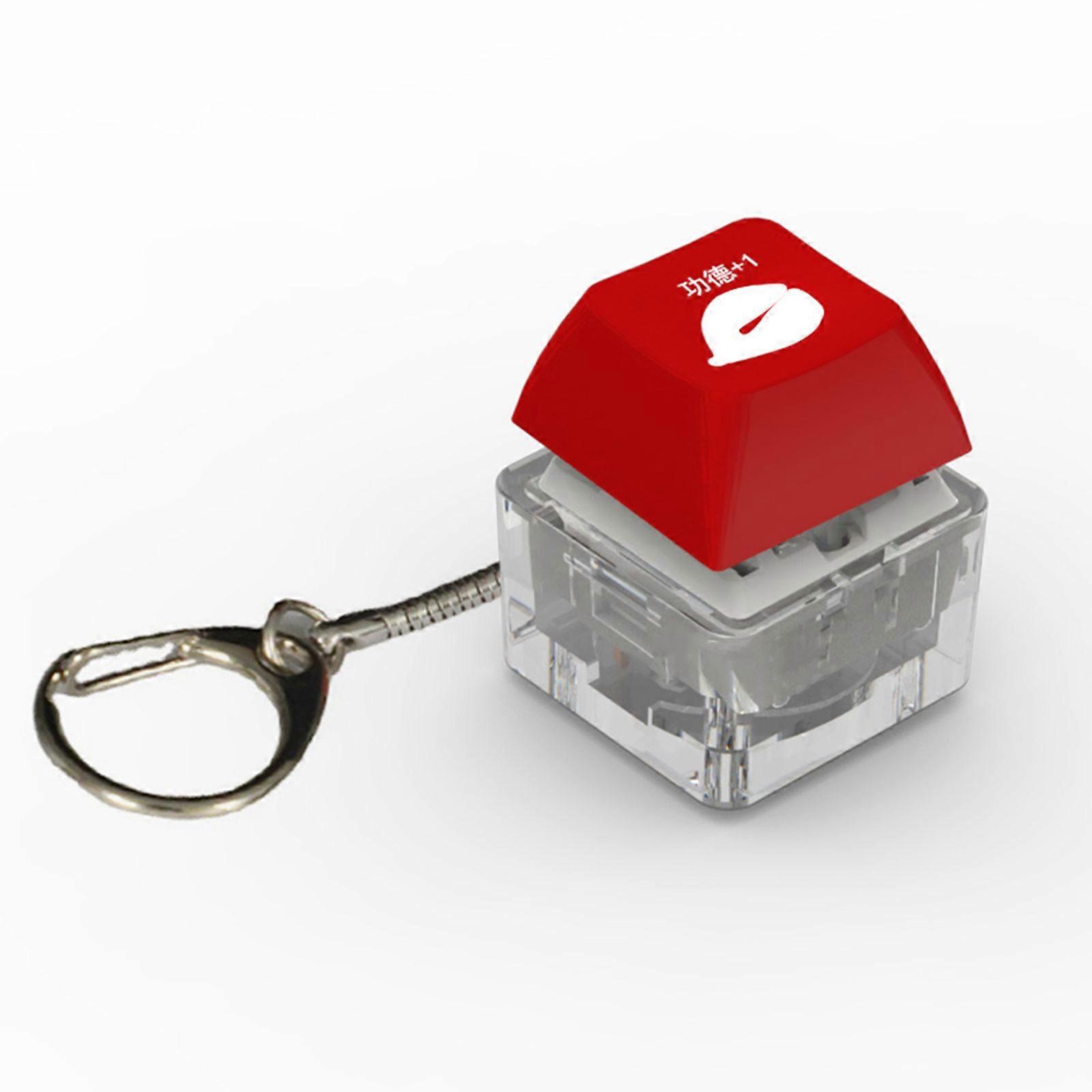 Tastatură Fidget Keychain Clicker Fidget Toy Finger Keyboard Fidget Toy Fidget Button Stress Relief pentru adulți și copii