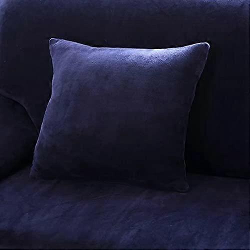 PlushCase Housse de Coussin 45x45cm-Bleu