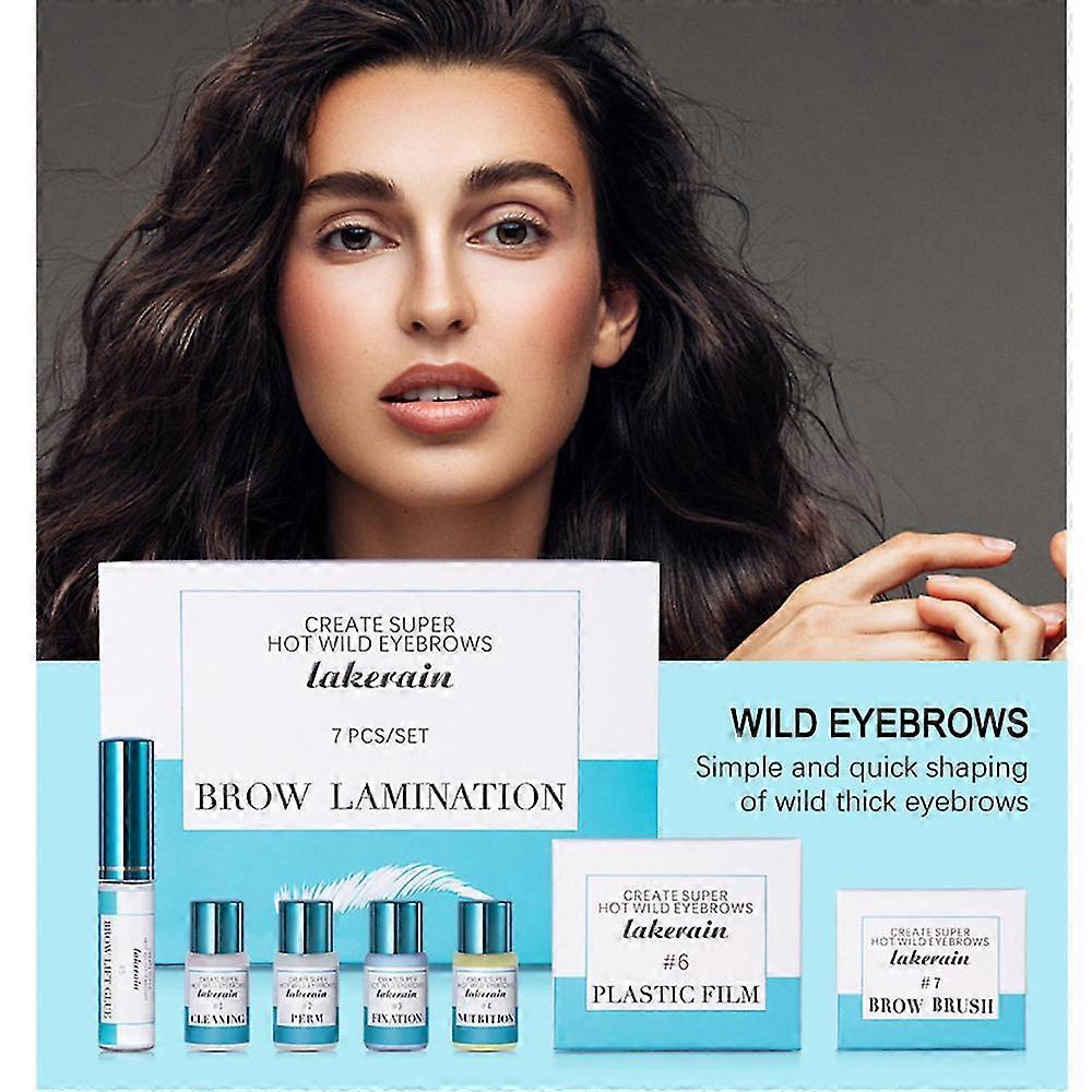 7pcs / set Perm Eyebrow Set Eyebrow Shaping Set Brow Lamination Thick Wild Eyebrow Styling