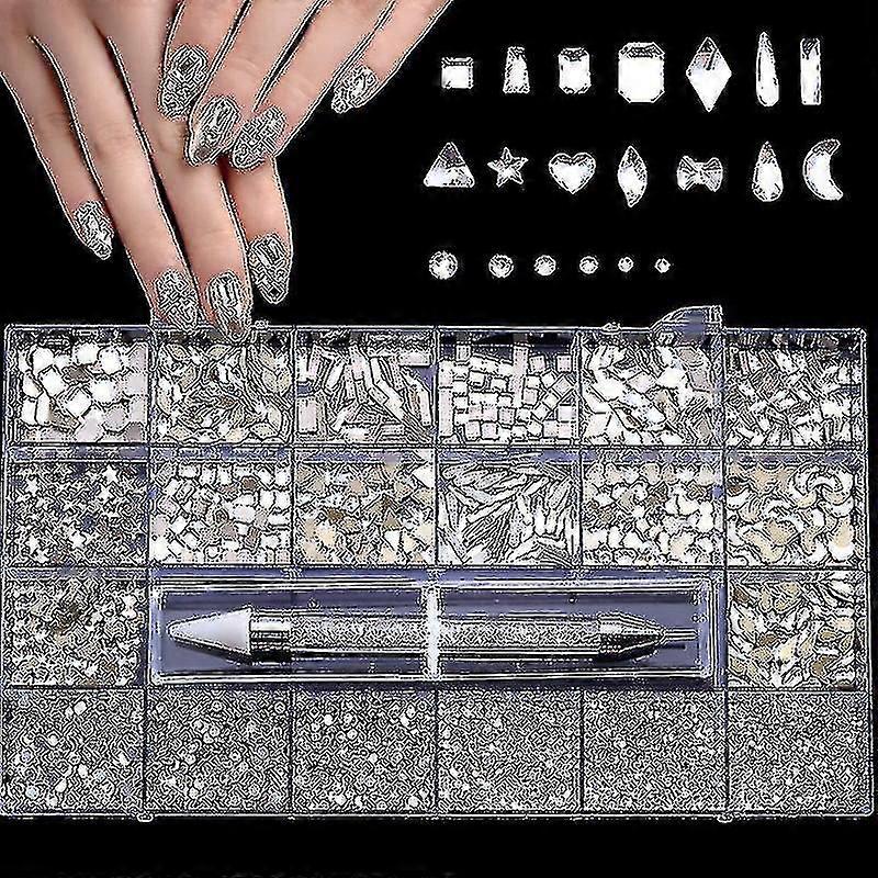 Flat Rhinestones Mix Styles Flatback Rhinestone Crystals 3d Decorations
