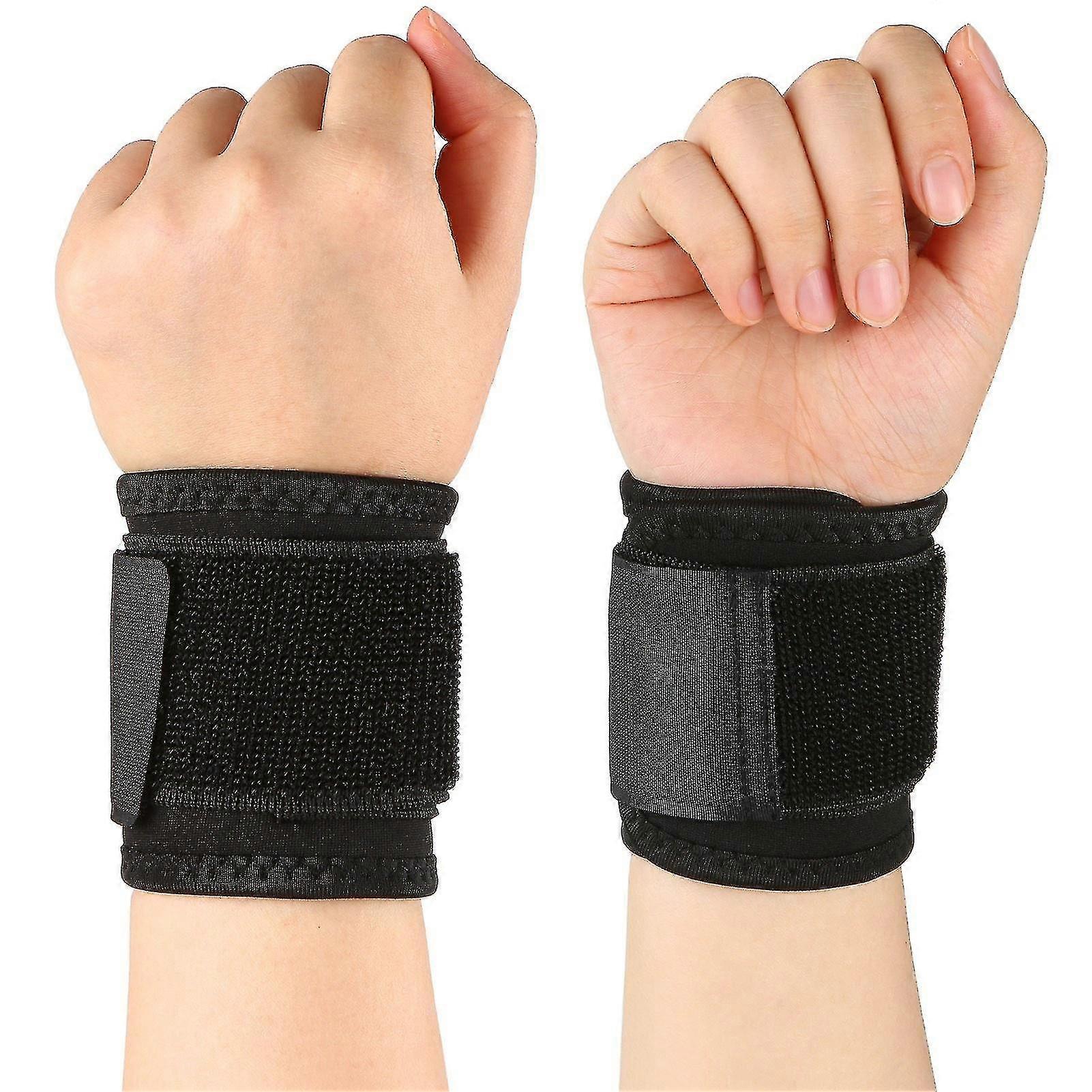 2 Pack Wrist Support Brace Wrist Stabilizer Adjustable Wrist Bandage Protector