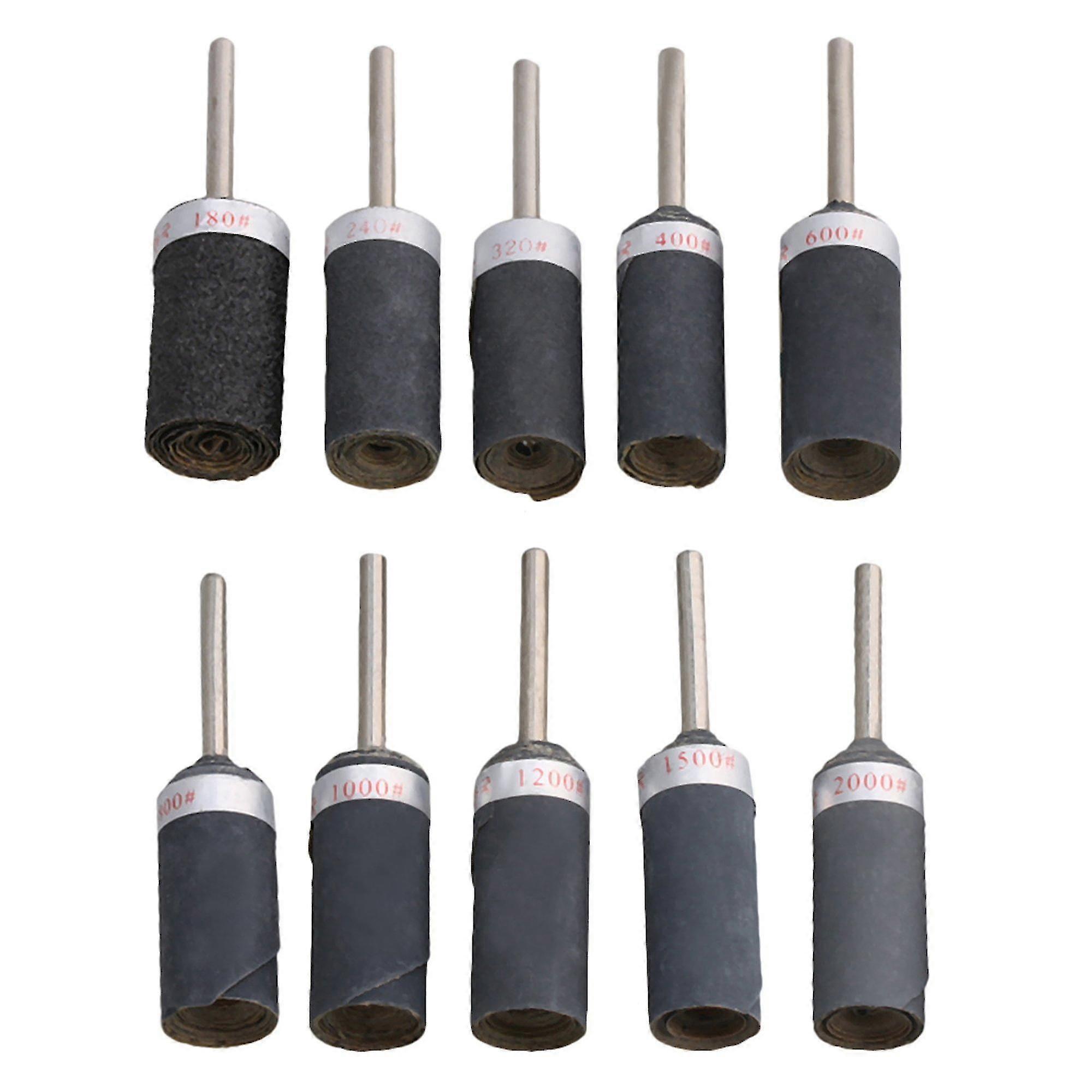 10 Pieces Roll Grinding Abrasive Rotary Ing Kit
