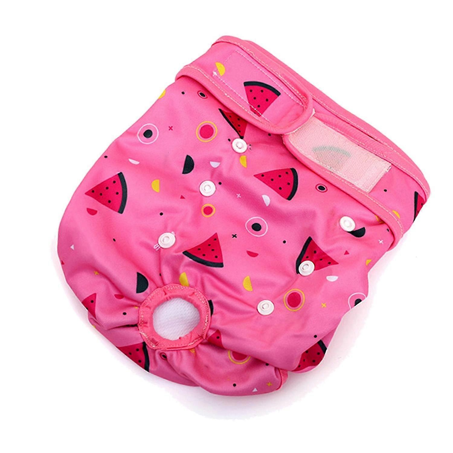 Pet Physiological Pants Breathable Leak Proof Adjustable Washable Dog Sanitary Pants for Home Outdoo