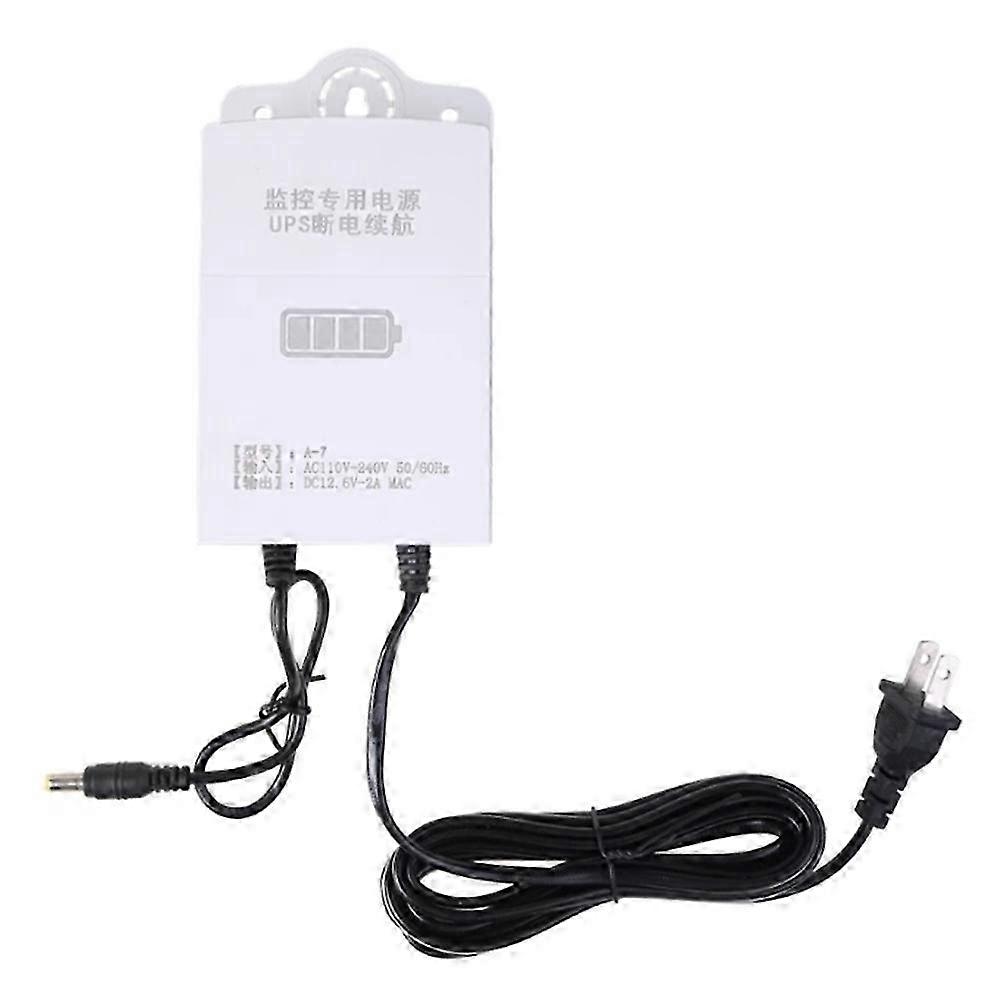 12v-2a不间断电源供应器适用于Wifi,路由器,调制解调器,安全摄像头迷你UPS电池备用保护器美国插头