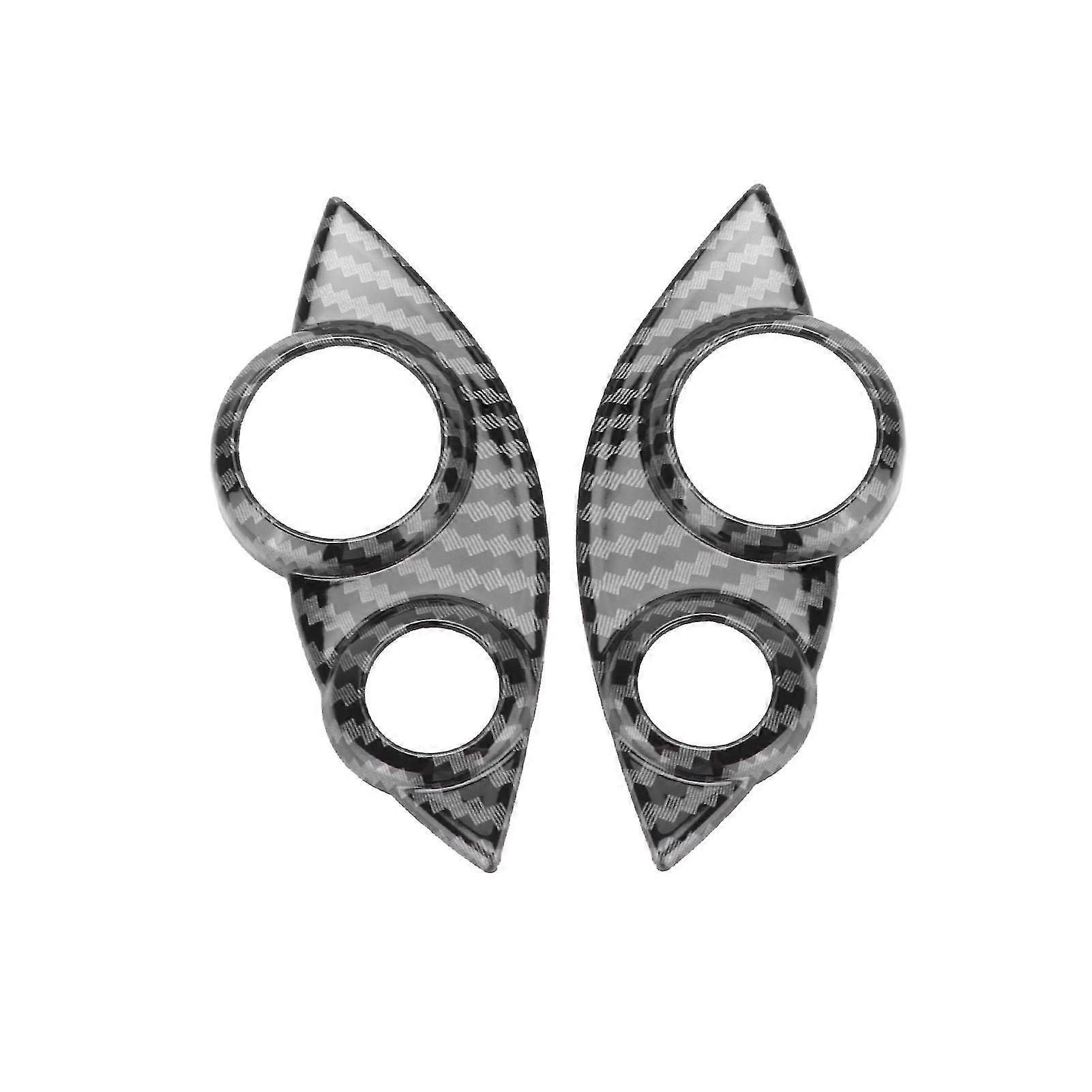 Steering Wheel Button Decor,Carbon Fiber Style Steering Steering Wheel Button Frame Steering Wheel Button Trim Meticulously Designed