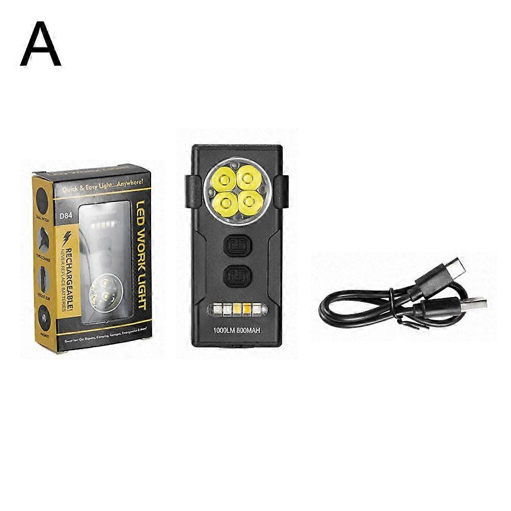 Mini Powerful EDC Flashlight High Lumens LED Rechargeable Magnetic