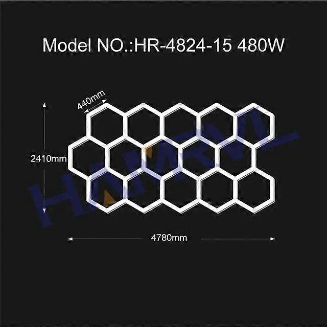 ガレージ六角形ガレージライトランプ用照明110V-240V LEDチューブハニカム天井LEDワークショップウォーム/ナチュラルホワイト3000k 4000k