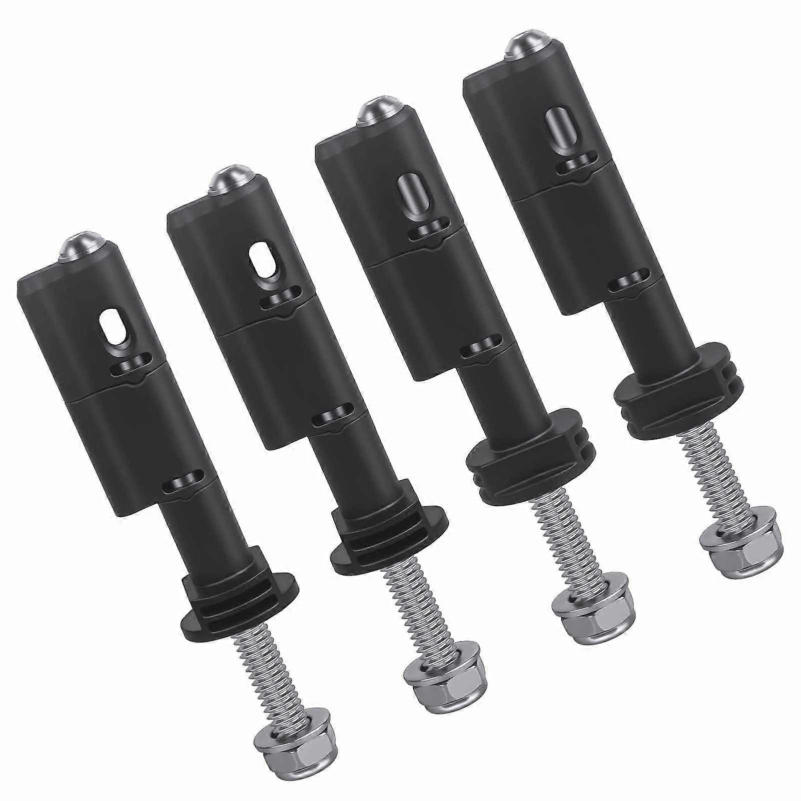 4PCS Safety Mounting Pin for MaxTrax MKII Recovery Traction Board Stainless Steel Lockable Theftproof Mount Pin Set