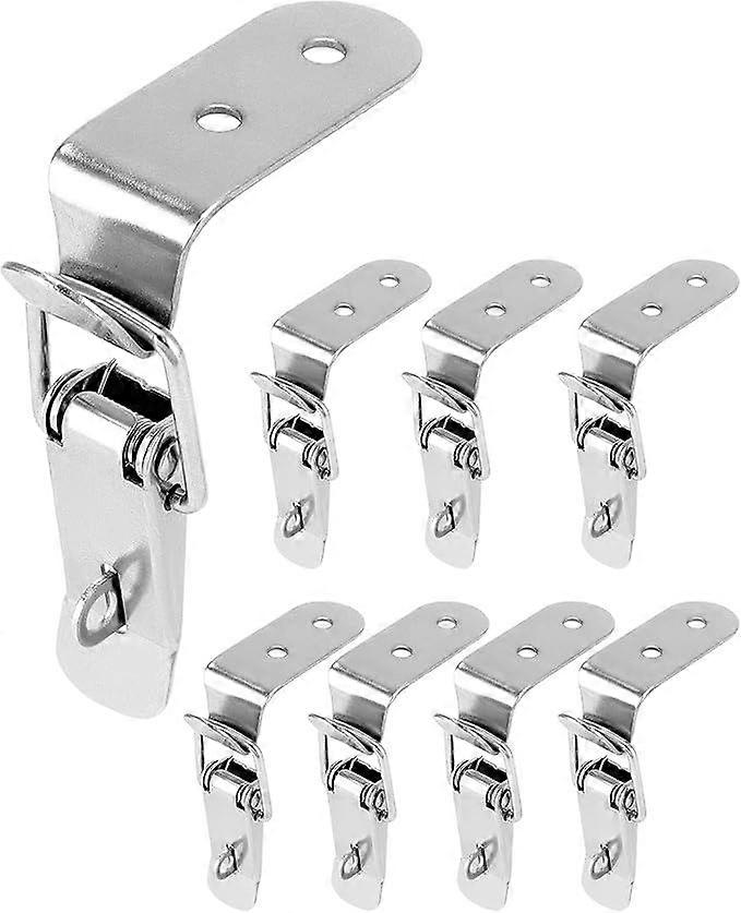 Pieces 76mm Lever Latch, Corner Fixing Tension Lock for Trunk Latch and Trail Side Wall Latch