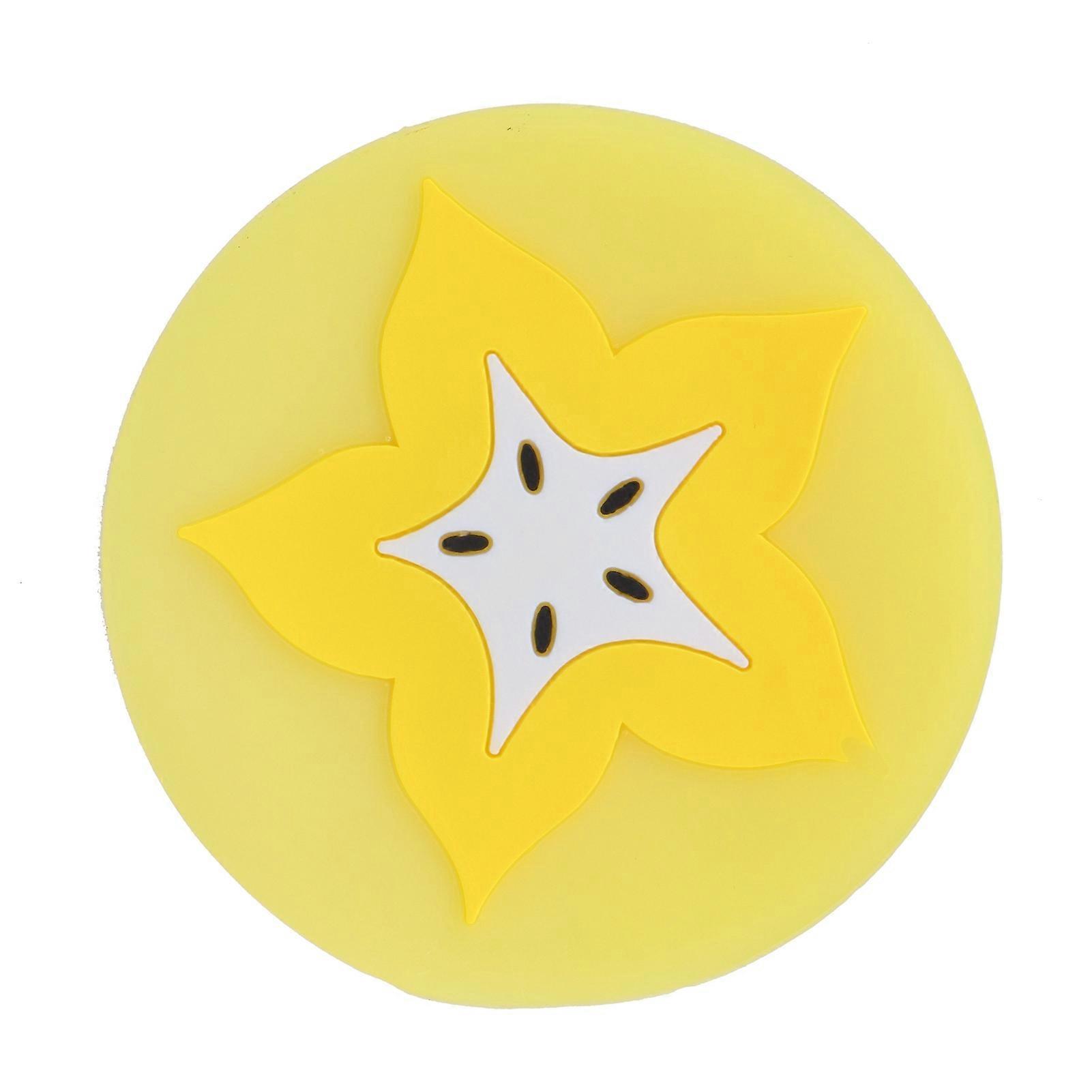 Carambola fruit shaped tableware placemat protects the table from burns
