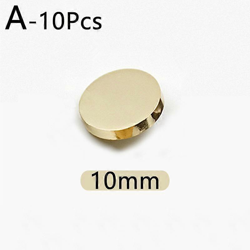 10pcs Shank Sewing Buttons Round flat shape Metal Buttons Windbreaker Coat Shirt Button