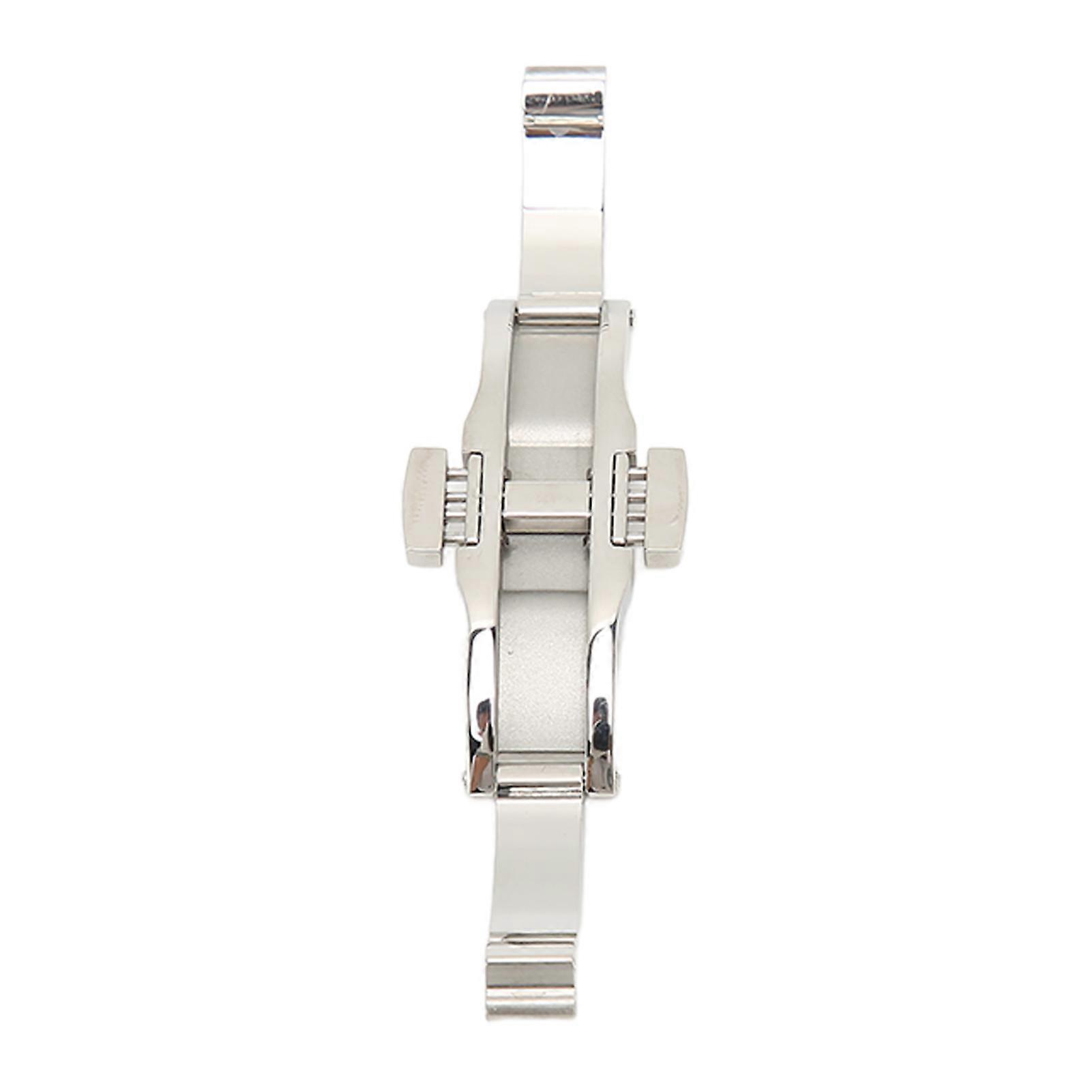Watch Depolyment Clasp Stainless Steel Folding Deployment Clasp Push Button Buckle Watch Accessory