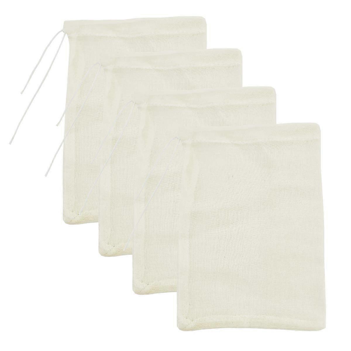 Reusable Cheesecloth Bags for Straining Cold Brew Coffee, Fine Mesh, 100% Cotton, Food-Safe, Multiple Sizes Available