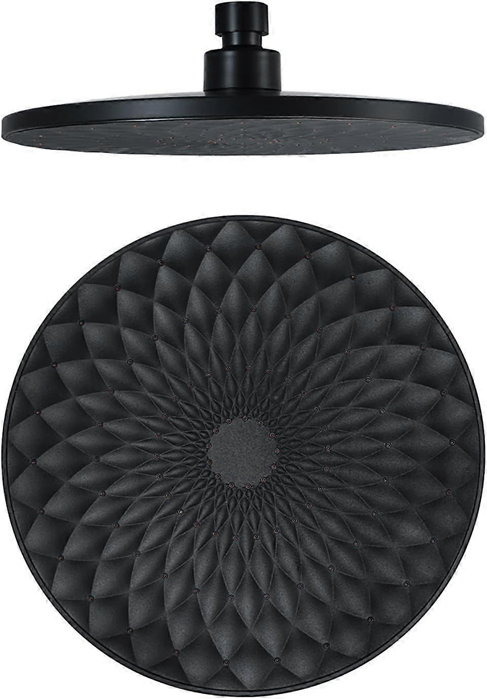 High-Pressure Round Rain Shower Head, 9-Inch Fixed ABS Design