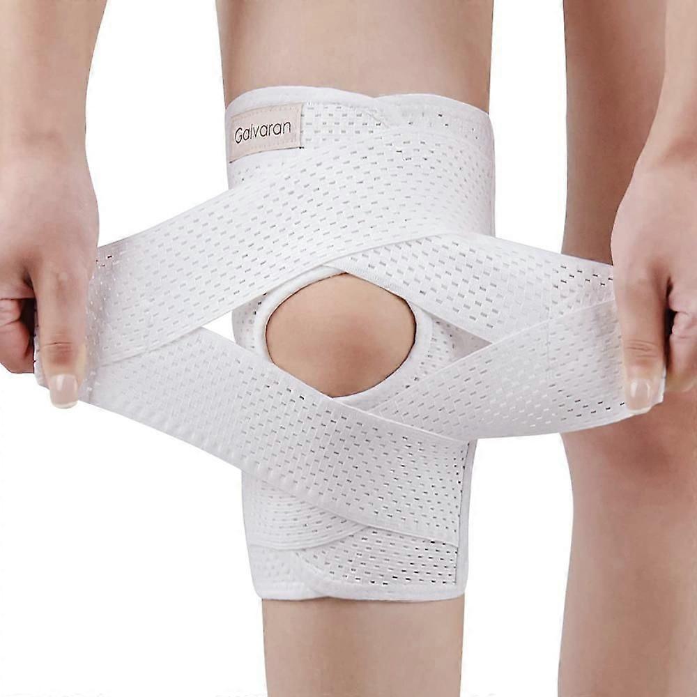 Knee Brace with Side Stabilizers for Meniscal Tear Knee Pain ACL MCL Arthritis Injuries Recovery, Breathable Adjustable Knee Support XL