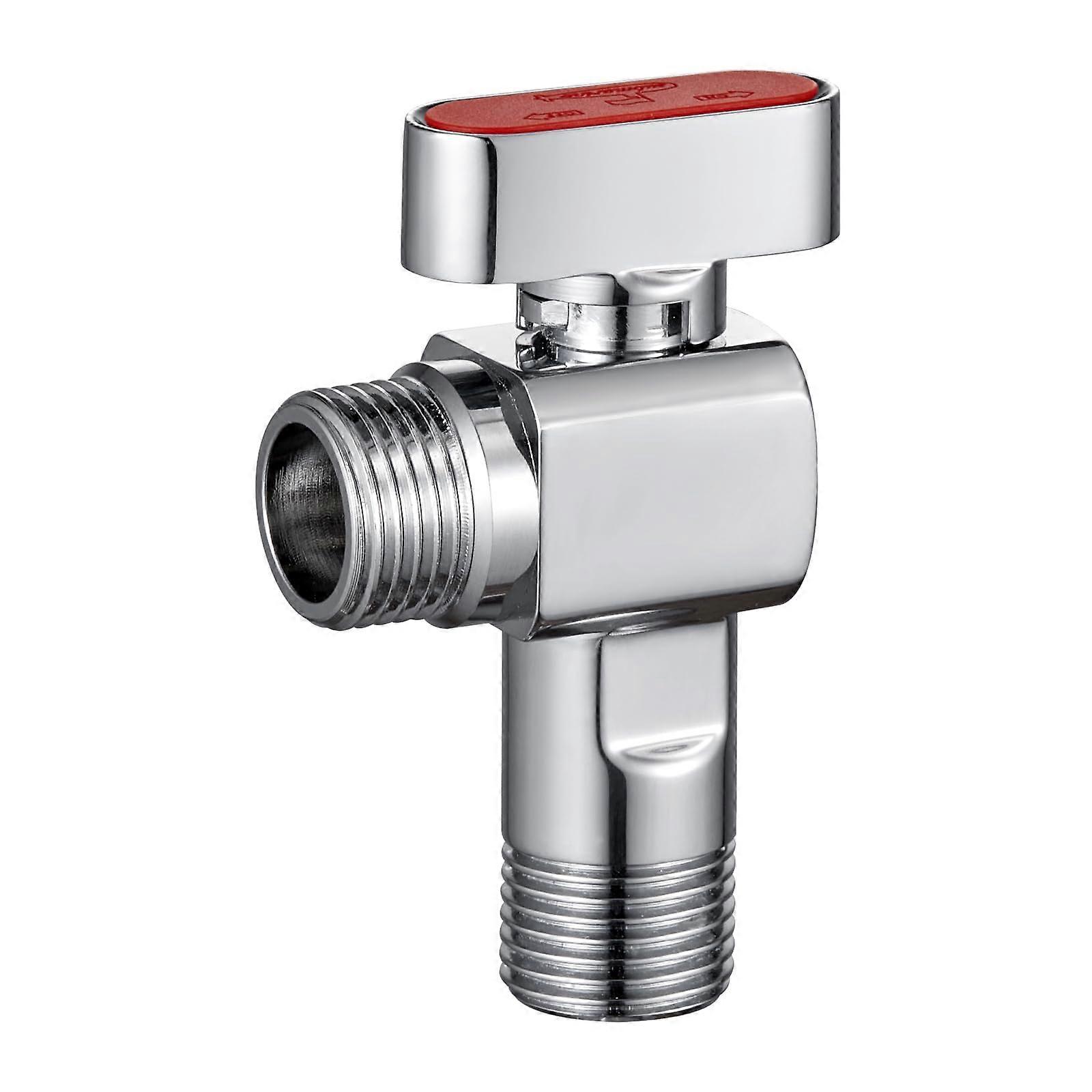 Brass Angle Valve for Kitchen and Bathroom Accessories, 1/2 Inch Size, Durable Material, Modern Design