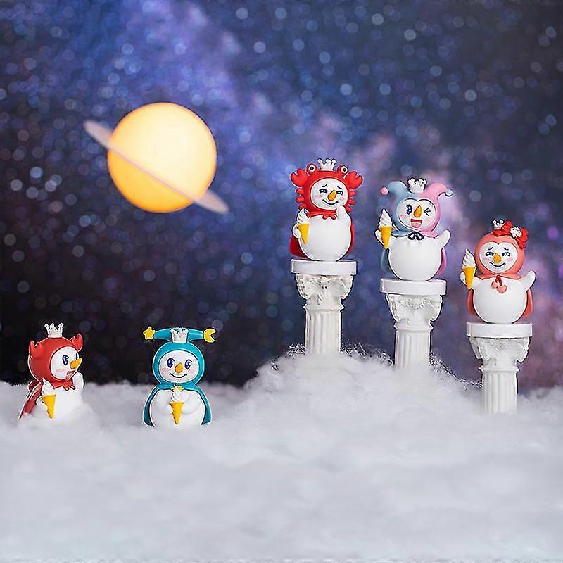 لعبة صندوق أعمى ملك الثلج 12 كوكبة سلسلة الإبداعية Kawaii دمية كرتون جديدة لطيف فتاة القلب اليدوية الديكور الصيفي