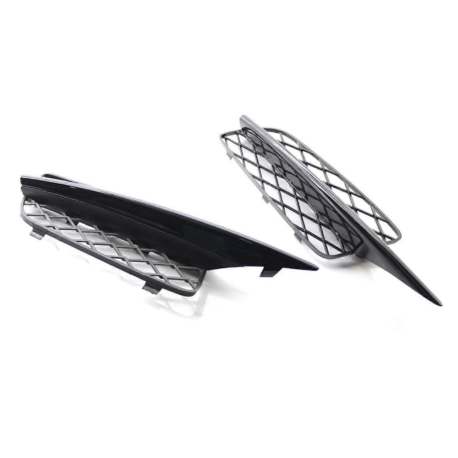 Replacement for BMW X5 E70 2007-2010 Front Bumper N/S Left & Right Grill With Black Trim
