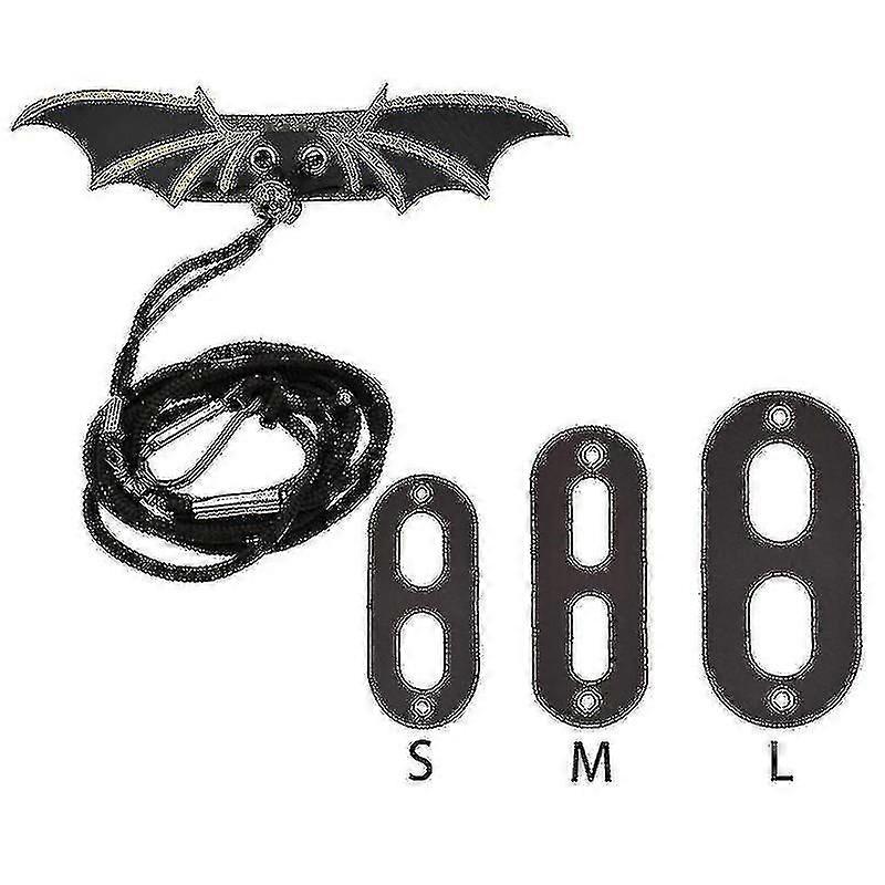 4pcs לטאת זוחלים שממית רתמה מזוקנת ורצועה רצועה רצועה מתכווננת