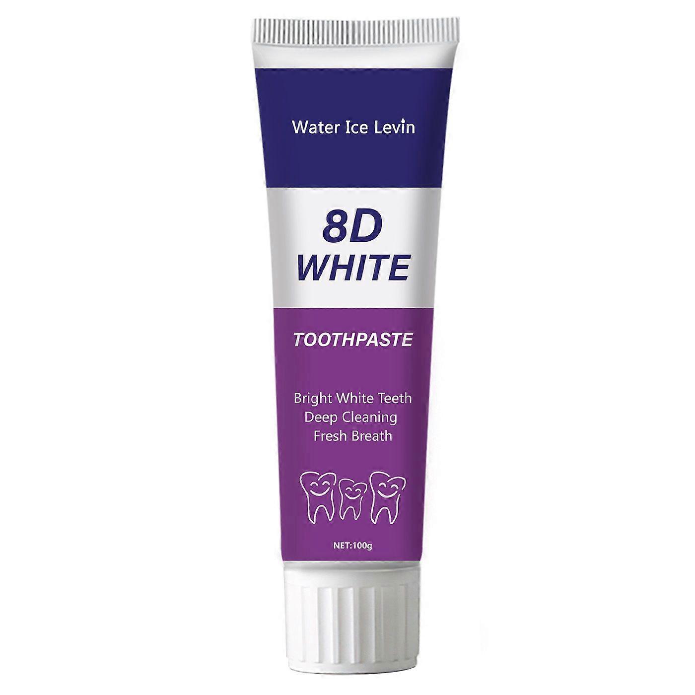 8D Whitening Toothpaste, Tooth Whitening Toothpaste, Tooth Brightening Toothpaste, Tooth Stain Removal Toothpaste, Fresh Breath