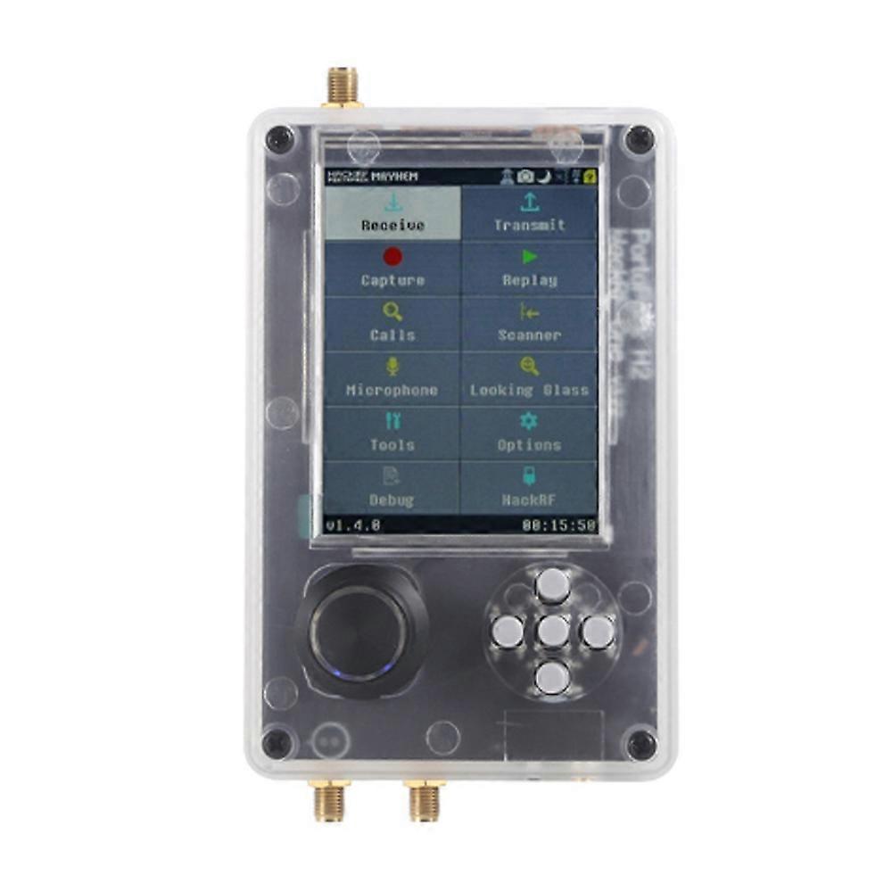 Portapack H2 Software Defined Radio Receiver Set Ricevitore di segnale radio portatile Ricevitore radio digitale da 3,2 pollici con schermo di visualizzazione