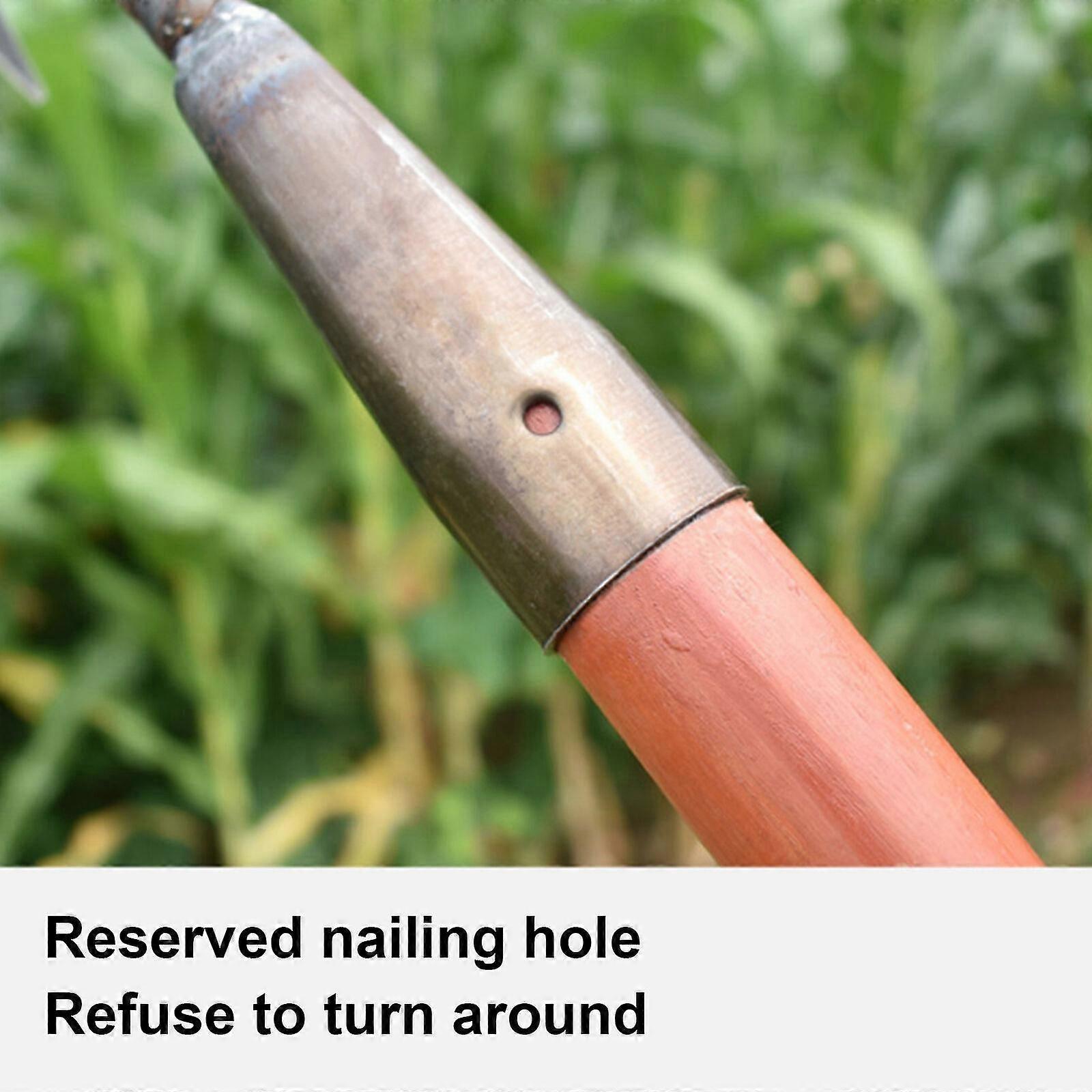 Gardening Hoe Iron Weeding Dethatching Rake Agricultural Tools Grasping Raking