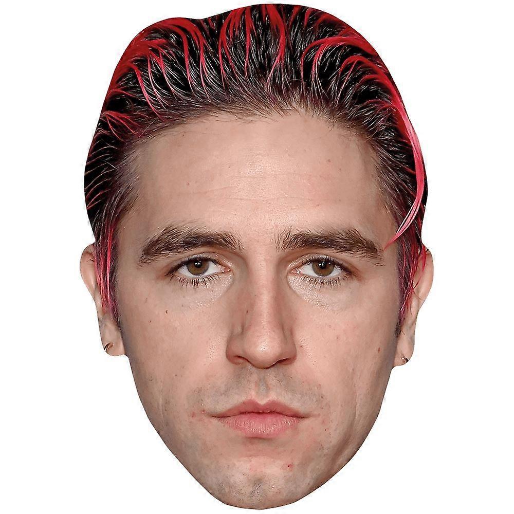 Carlos O'Connell (Stubble) Celebrity Mask, Flat Card Face