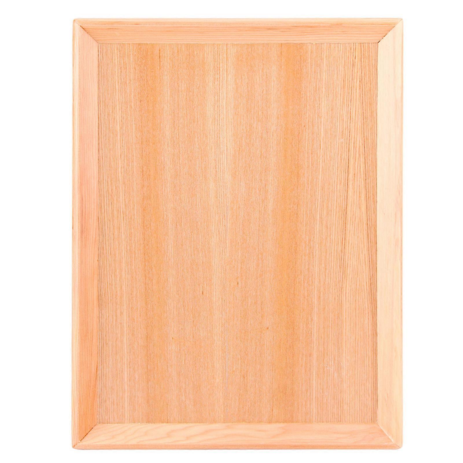 Rektangulært servisebrett for te og mat, serveringsbrett til restaurant, hjem, hotell, tehus