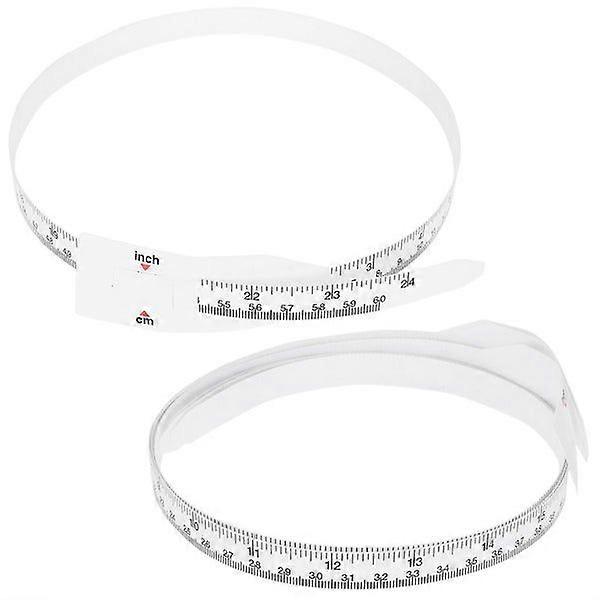 Durable Retractable Measuring Tape - 3 Pack, 60cm, Premium PP, Accurate, Portable, White