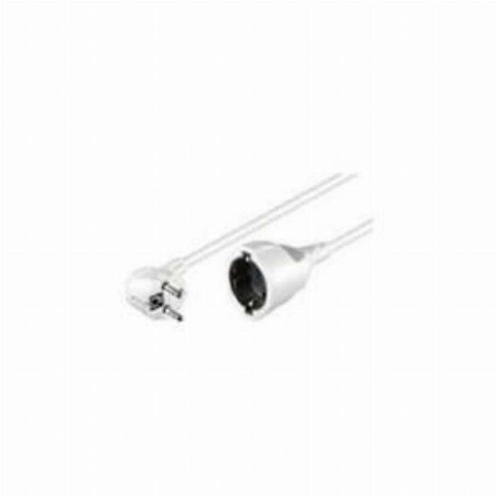 Power Cable - Microconnect - PE140300W - 3 m - Left Angled Connector - White