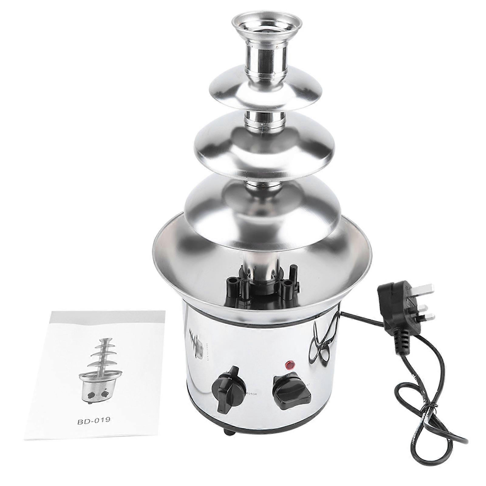 4 úrovně Elektrický stroj na tavení čokolády Fondue Maker Fountain