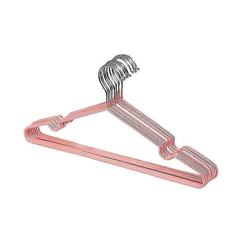 Pack of 10pcs Simple Pretty Practical Durable Clothes Hangers,40*20cm,Pink