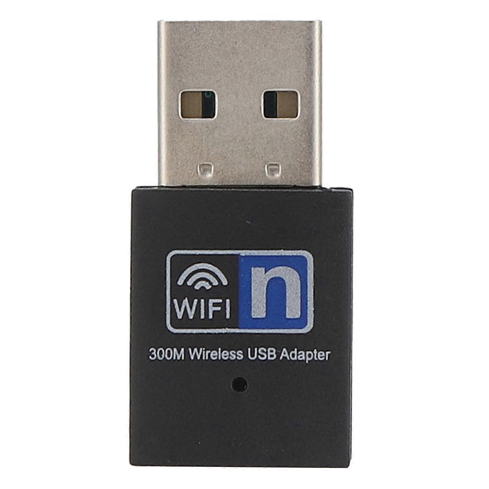 Wireless Internet Freedom With High Speed USB Wifi Adapter, Plug and Play for Windows 10_11 Mini Portable For Broadband Sharing Up To 300Mbps, Dual