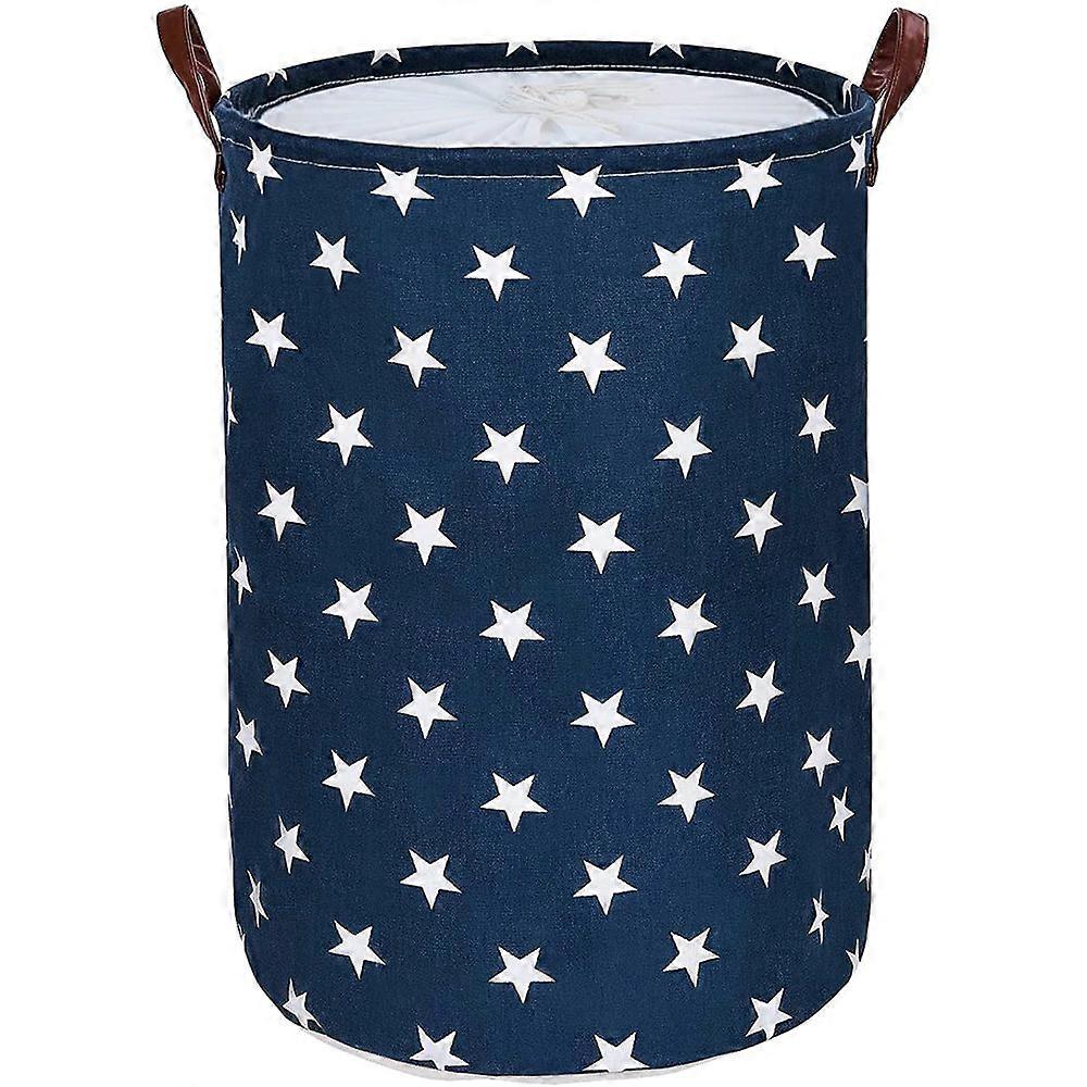 Waterproof Plastic Lined Canvas Laundry Basket, Extra Thickened Fabric For Durability, Foldable Design And Multi-Use Potential, Ideal For Kids'