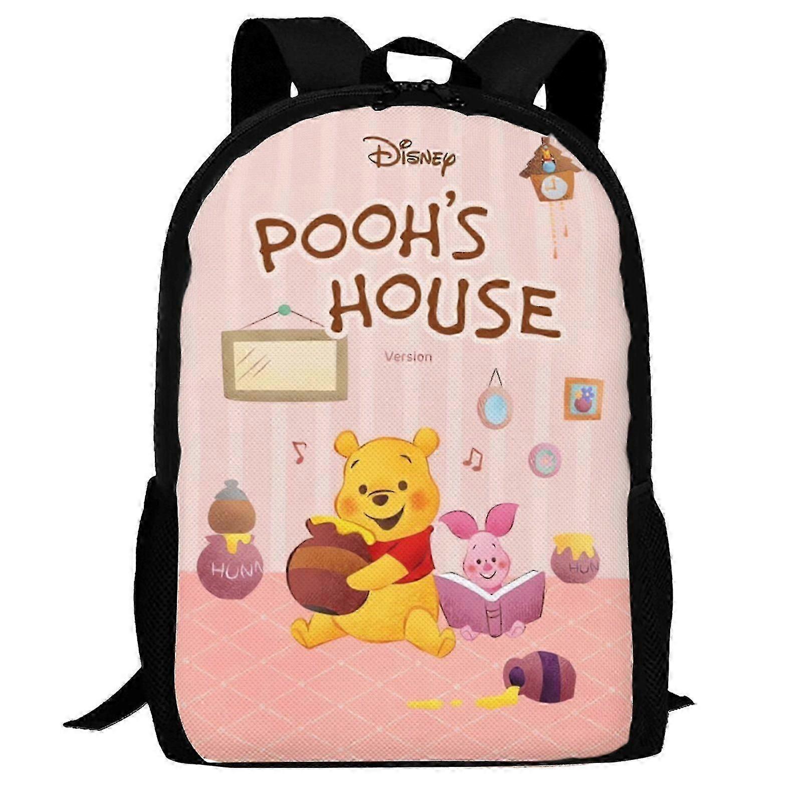 c356 Winnie The Pooh Backpack,Laptop Backpack Lightweight Casual DaypackMulti-Function Travel Backpack fv356