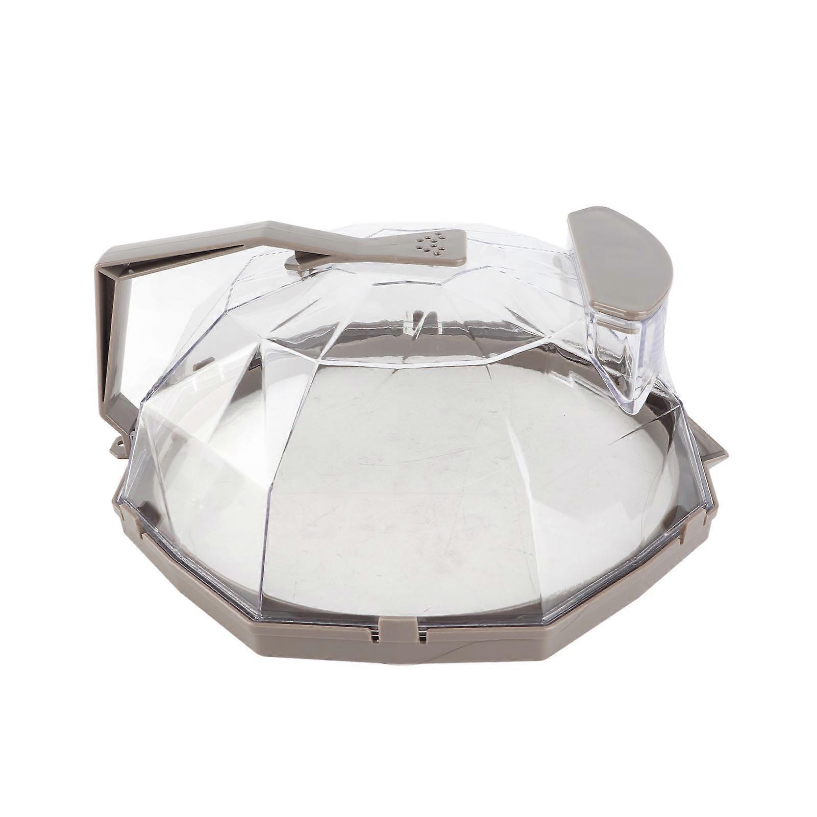 Microwave Splash Heating Cover PC Food Splatter Guard with Extension Handle for Kitchen Cooking