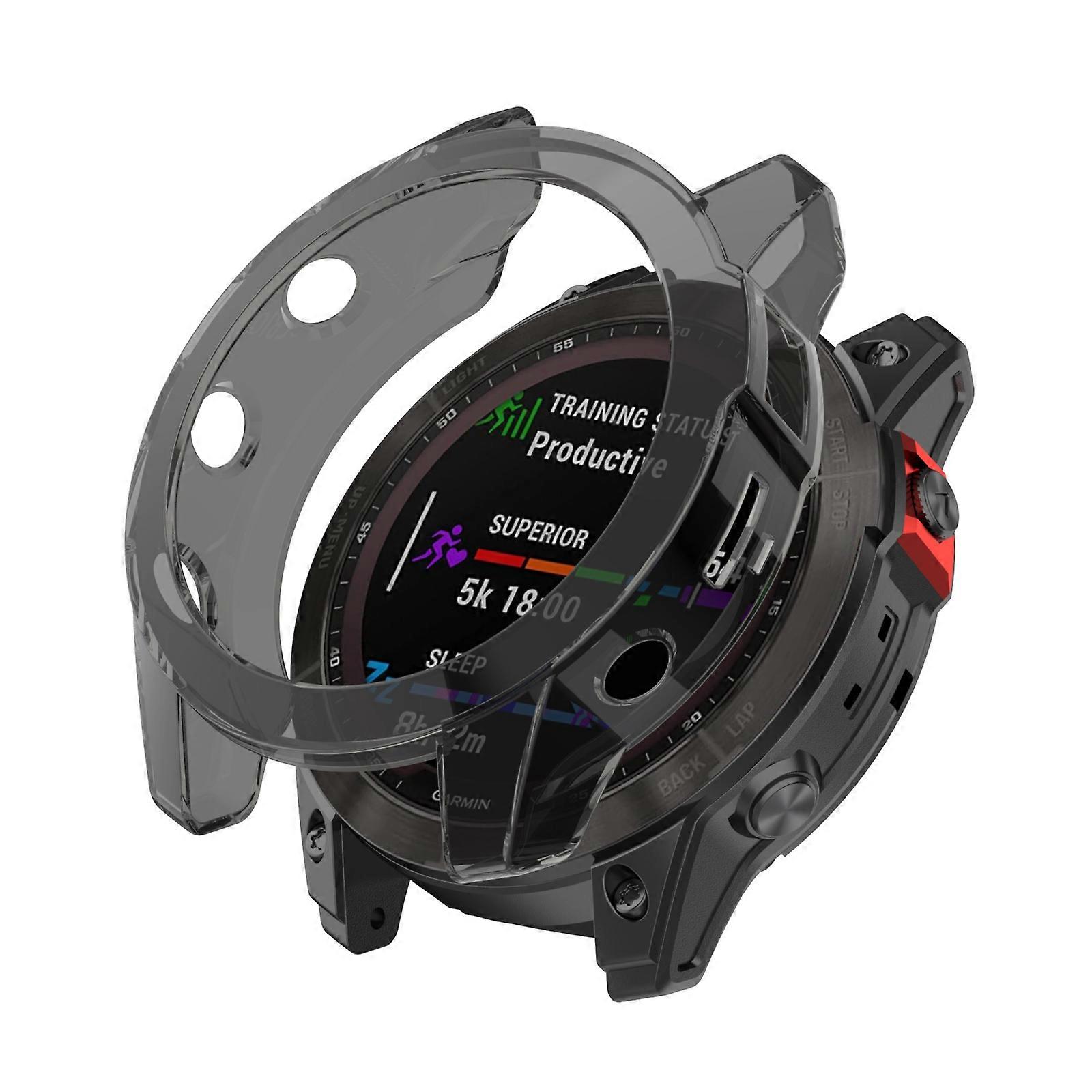 For Garmin Fenix 7X Shockproof TPU Soft Protective Case
