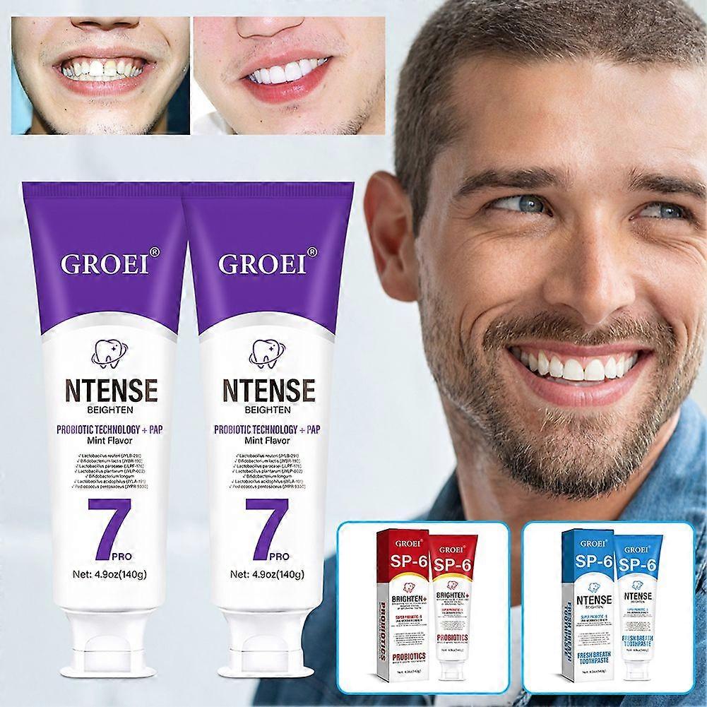 7 Pro Purple Whitening Toothpaste Stain Removal Toothpaste for Daily Use