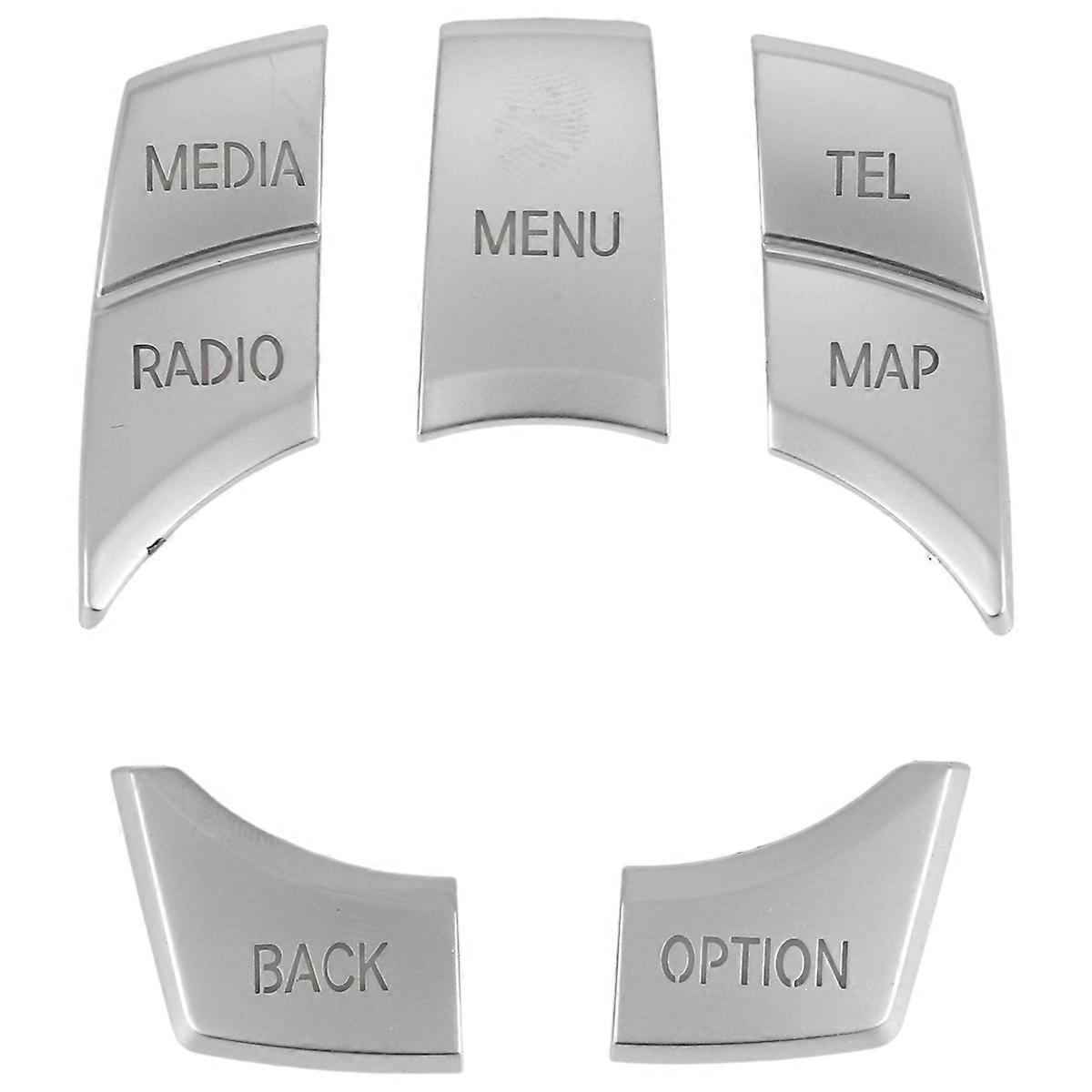 Car Multimedia CD Buttons Decorstion Cover Trim Sticker for-