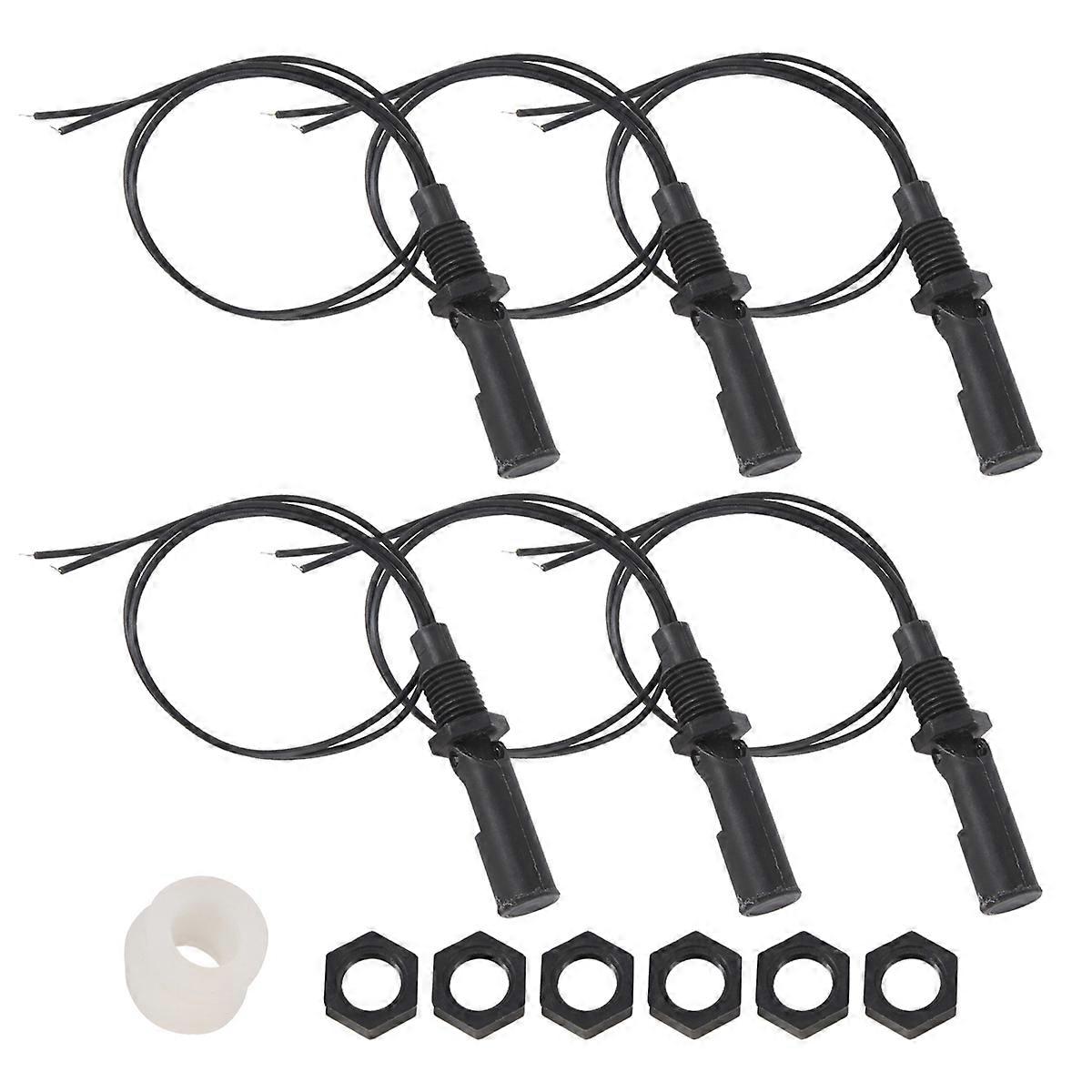 6 Pieces Side Mounted Horizontal Liquid Float Switch Water Level Sensor