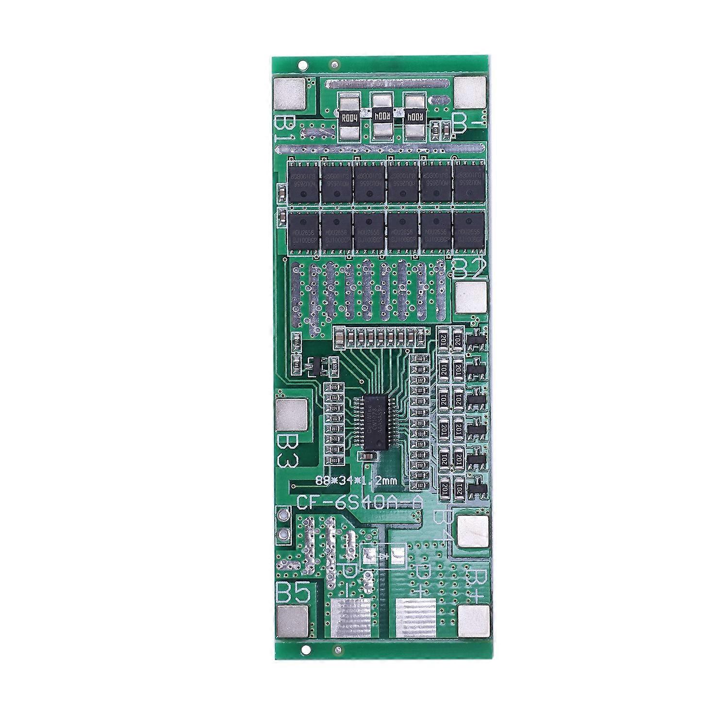 24V 6S 40A 18650 Li-Ion Lithium Battery Protect Board Solar