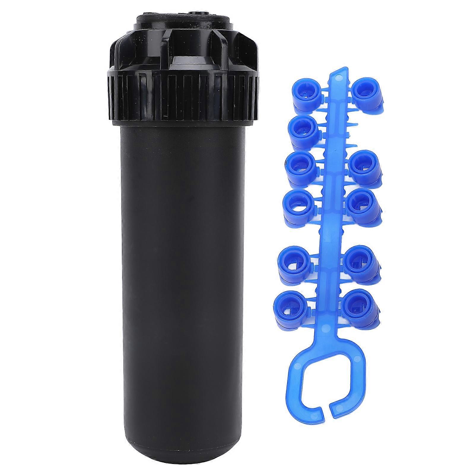 Telescopic Sprinkler G3/4 Female Threaded Interface 40°‑360° Adjustable Automatic Lifting Buried Sprinkler for Bridge Lawn Watering